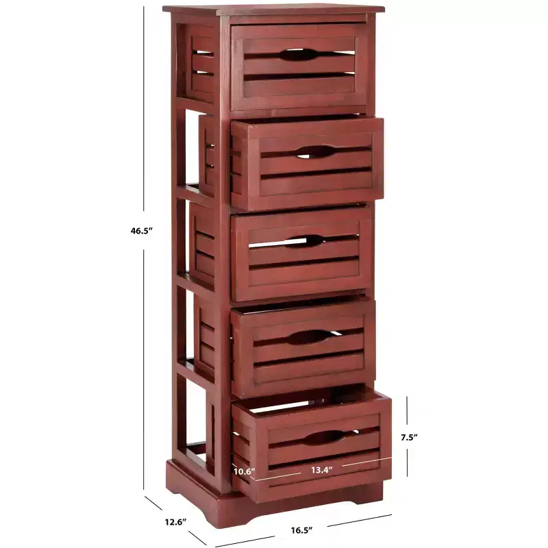 Samara 5 Drawer Cabinet - AMH5714 - Safavieh Couture