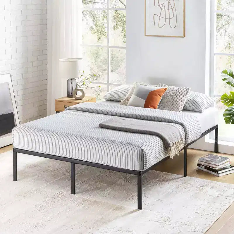 14 Classic Metal Platform Bed Frame - Mellow