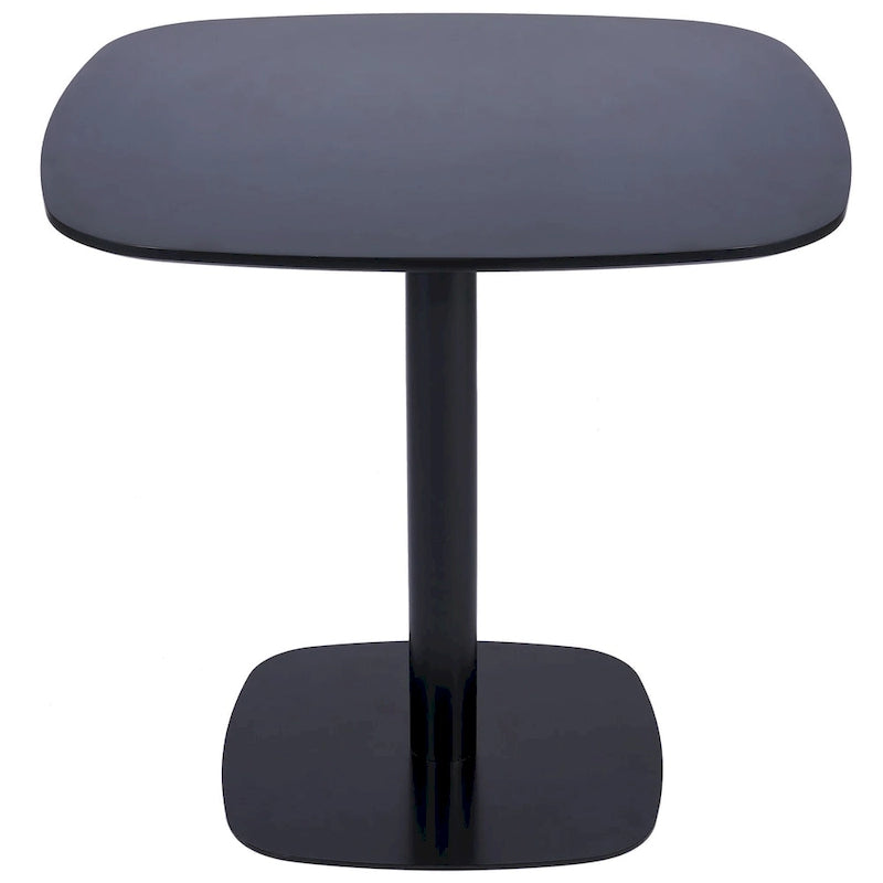 32 in. Square Tulip Dining Table, Matte White
