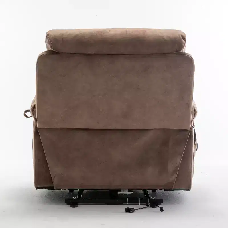 Electric Lift Massage Recliner With Heating Function And Side Pocket - ModernLuxe