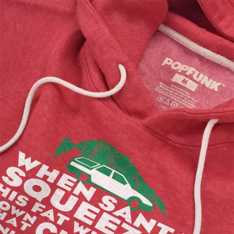 Christmas Vacation Jolliest Bunch Slim Fit Pullover Hoodie