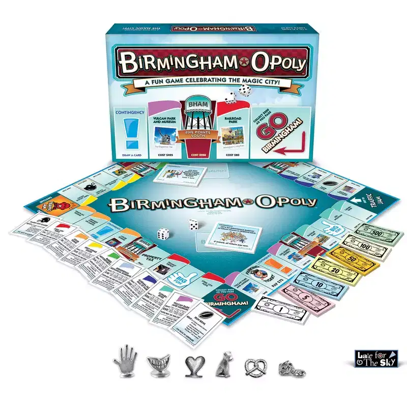 Late For The Sky: Birmingham-Opoly Family Board Game, Ages 8+