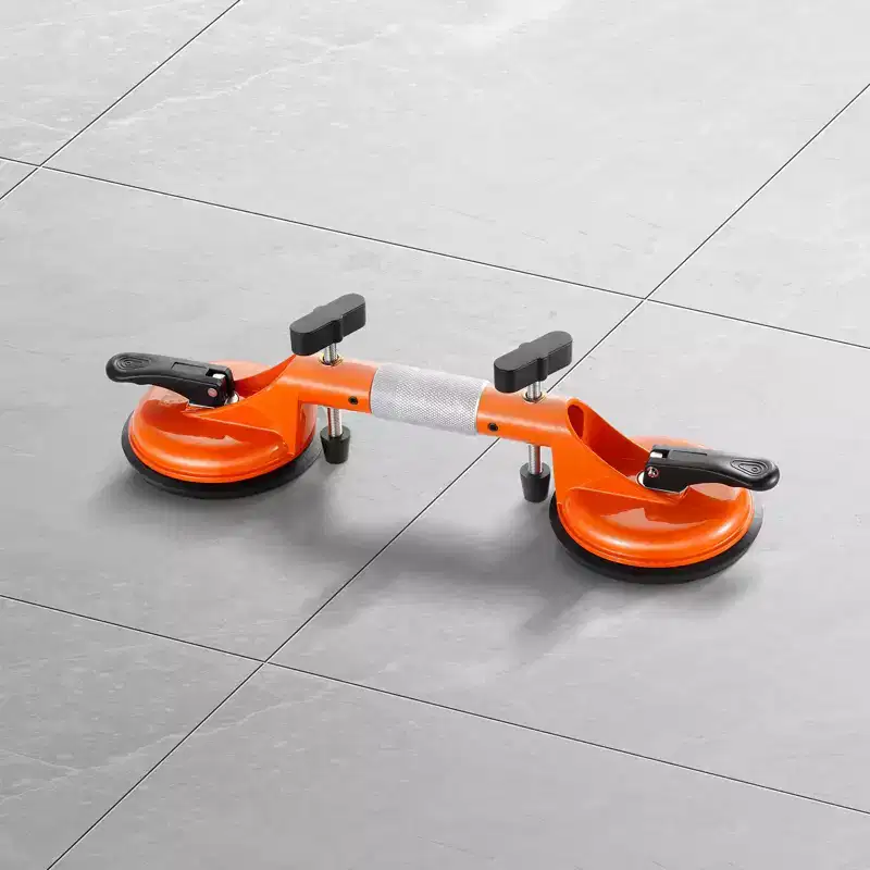 VEVOR Seamless Seam Setter, 2 Packs Granite Seam Setter with 5 in Vacuum Suction Cups, Seam Joiner for Seam Joining & Leveling,180 Adjustable,Orange