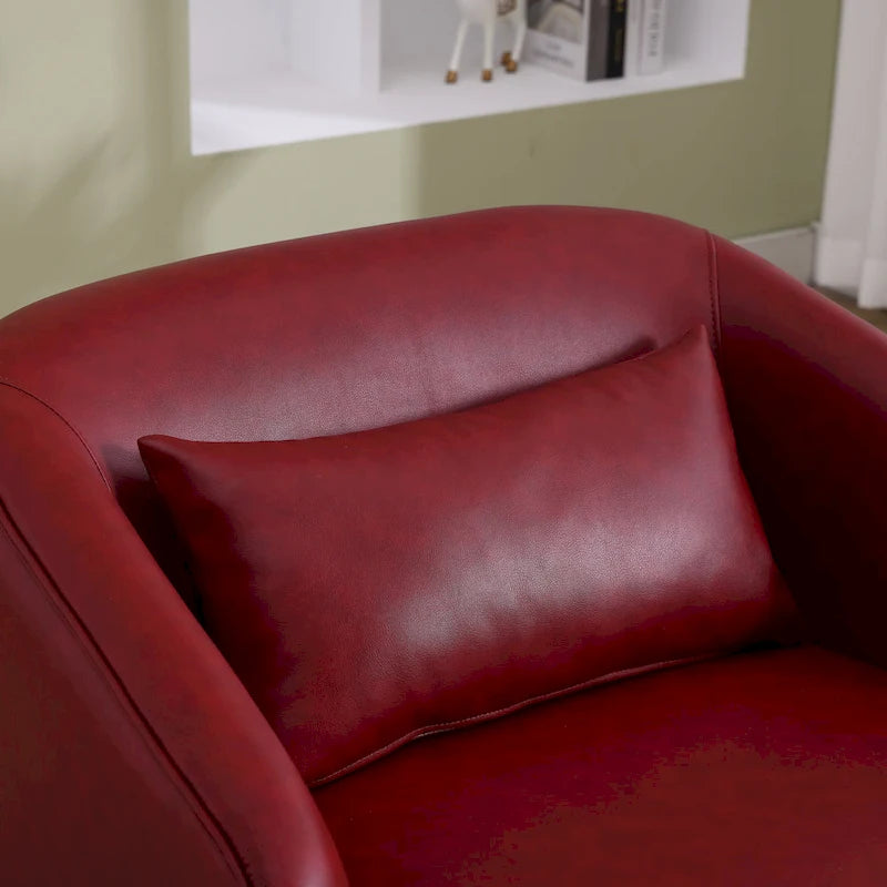 360-Degree Swivel Barrel Accent Chair