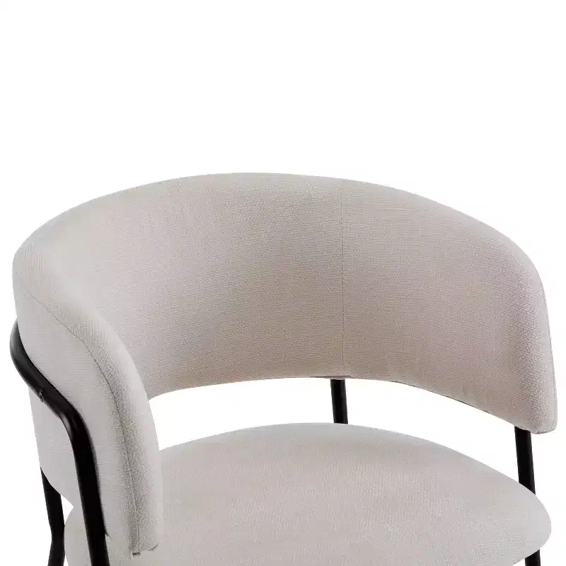 Christopher Knight Home Nest Modern Upholstered Dining Chairs with Metal Frame (Set of 4)