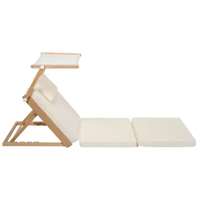 Sunnylife: Pool House Daybed - Casa Cream-Beach-Sand Seating, Adjustable Recline