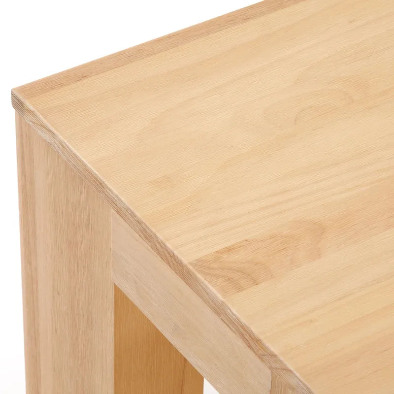 Modern Rectangular Coffee Table with Shelf