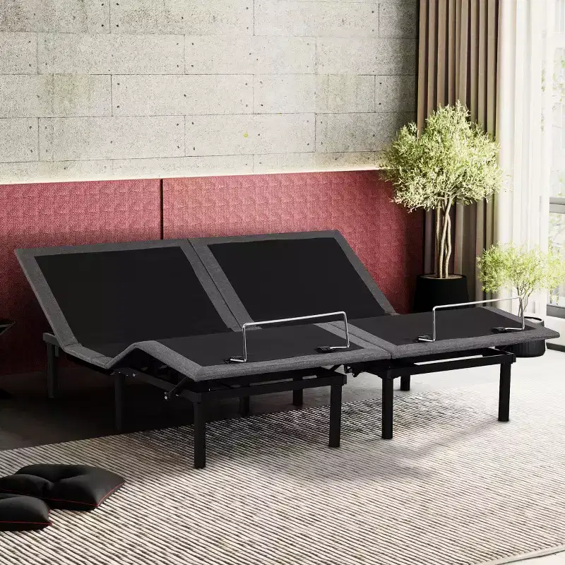 Adjustable Bed Frame with Wired Remote
