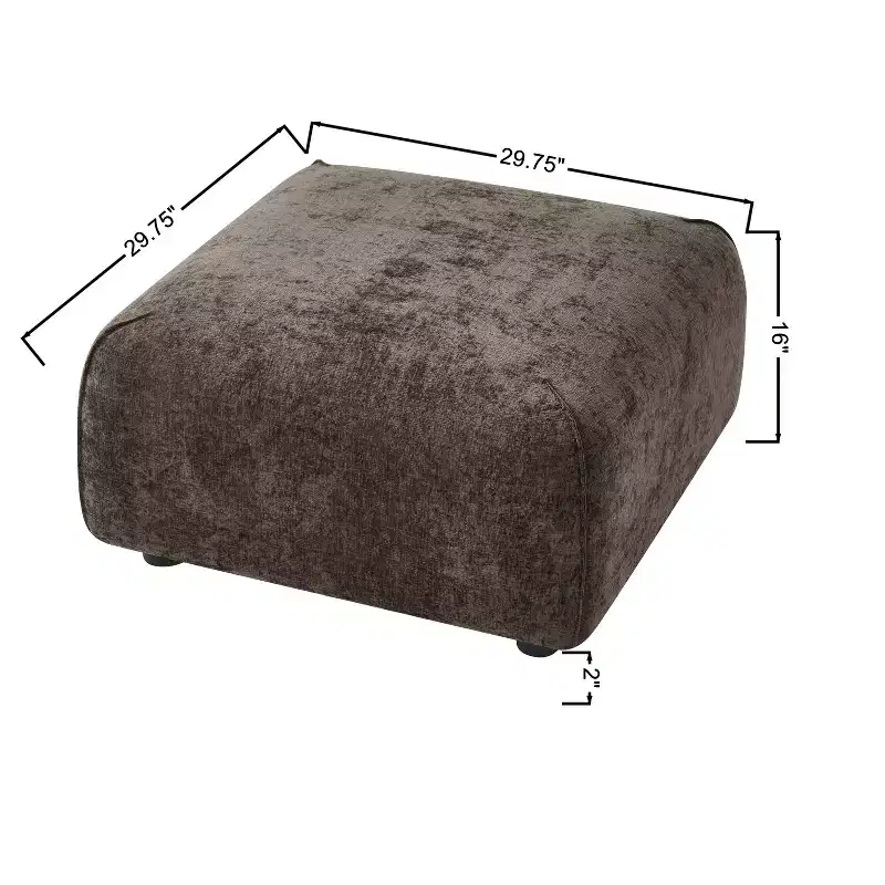 Christopher Knight Home Philomena Modern Upholstered Square Ottoman
