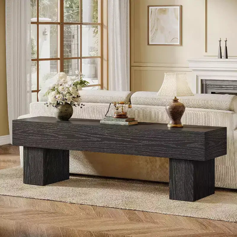 Lantine 63-Inch TV Stand, Farmhouse Entertainment Center and Low Console Table for 55/60/65 Inch TV, Living Room