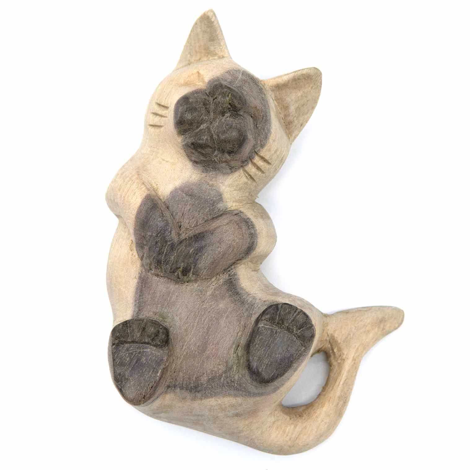 Playing Cat Carving
