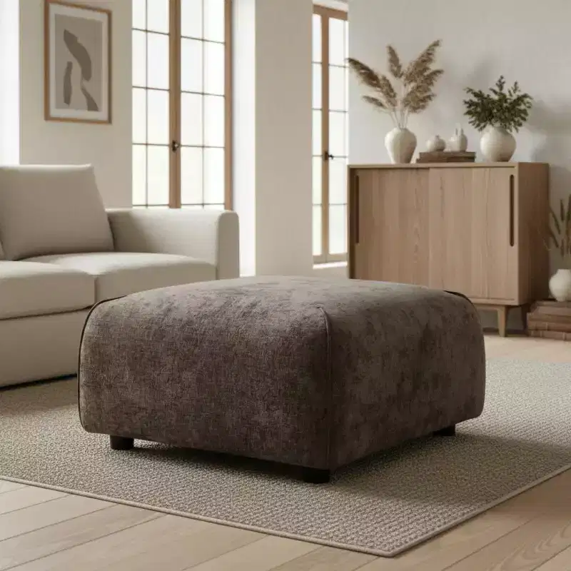 Christopher Knight Home Philomena Modern Upholstered Square Ottoman