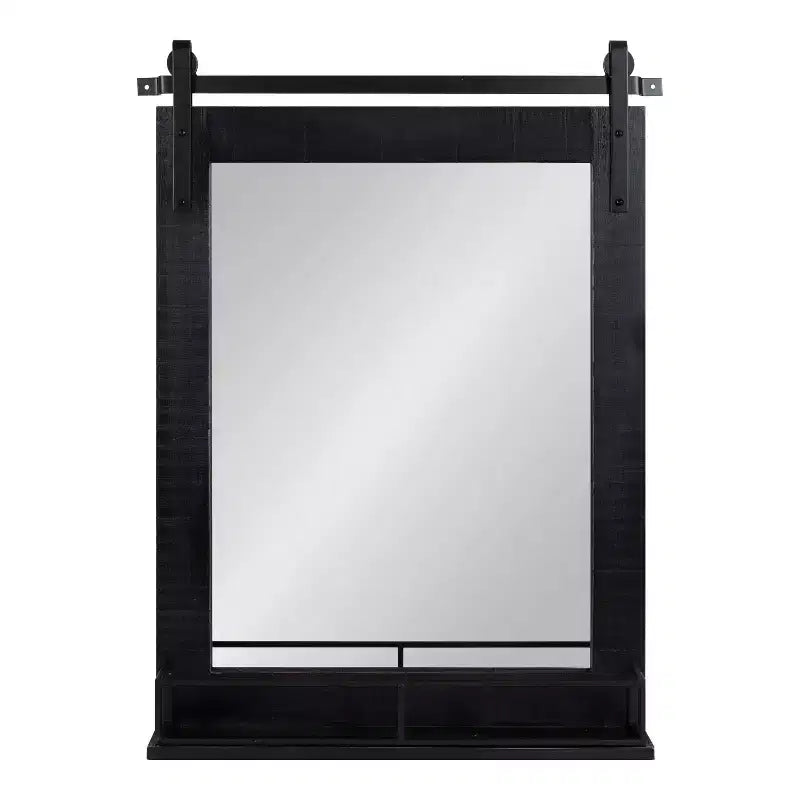 24 x 31 Cates Framed Wall Mirror with Shelf - Kate & Laurel All Things Decor