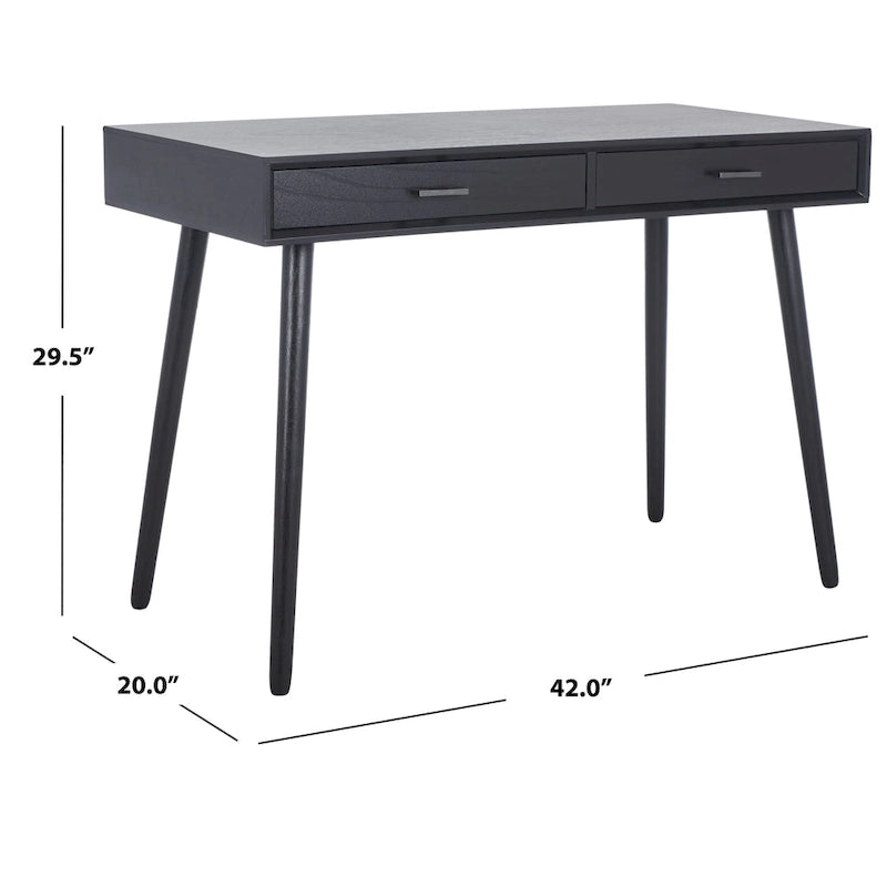 2-Drawer Desk with Stiletto Legs