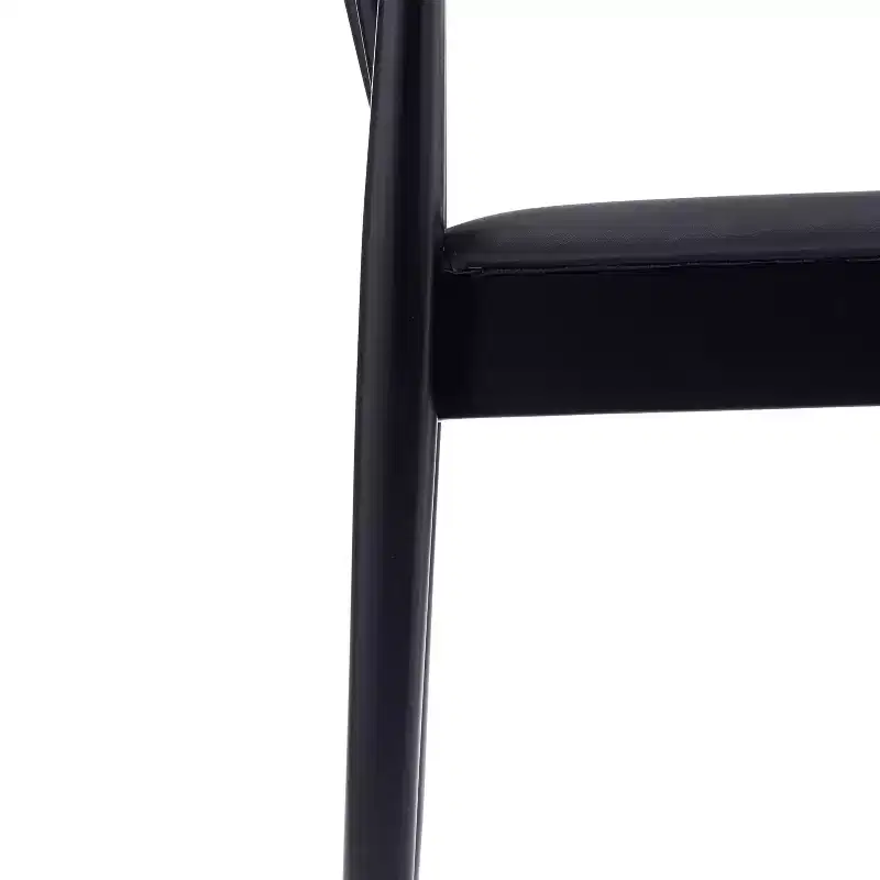 Flash Furniture Chester Commercial Grade Solid Wood Dining Chair with Slatted Backrest and Vinyl Seat