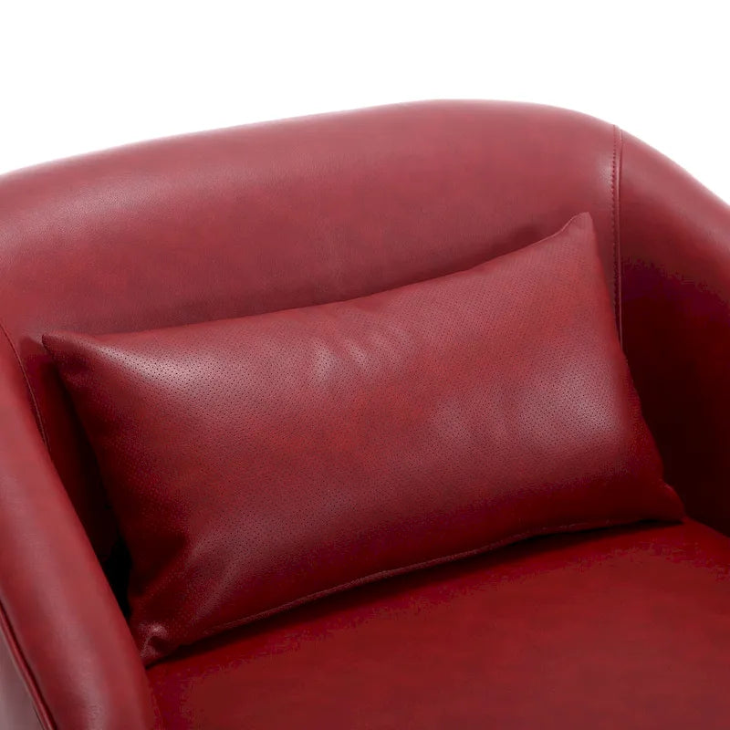 360-Degree Swivel Barrel Accent Chair