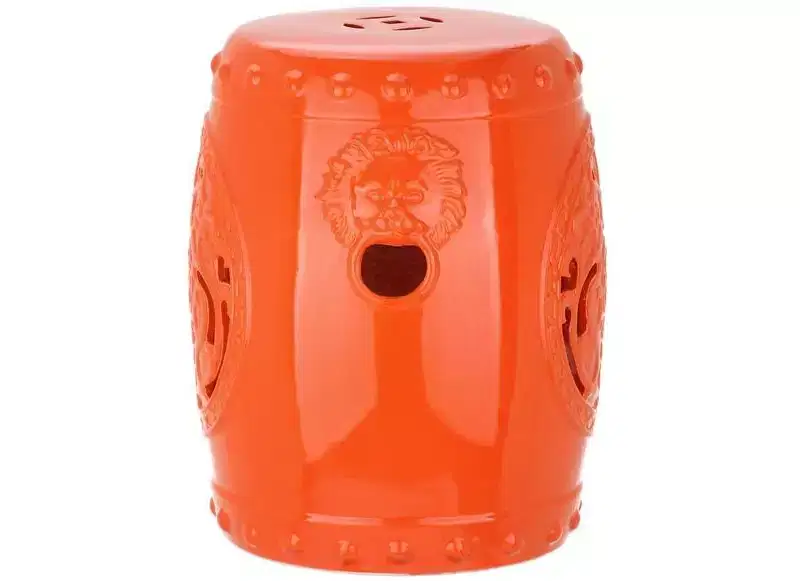 Dragon Coin Garden Stool - Indoor/Outdoor - ACS4533 - Safavieh