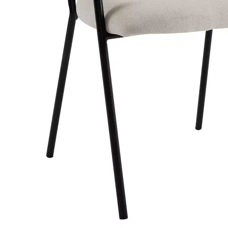 Christopher Knight Home Nest Modern Upholstered Dining Chairs with Metal Frame (Set of 4)