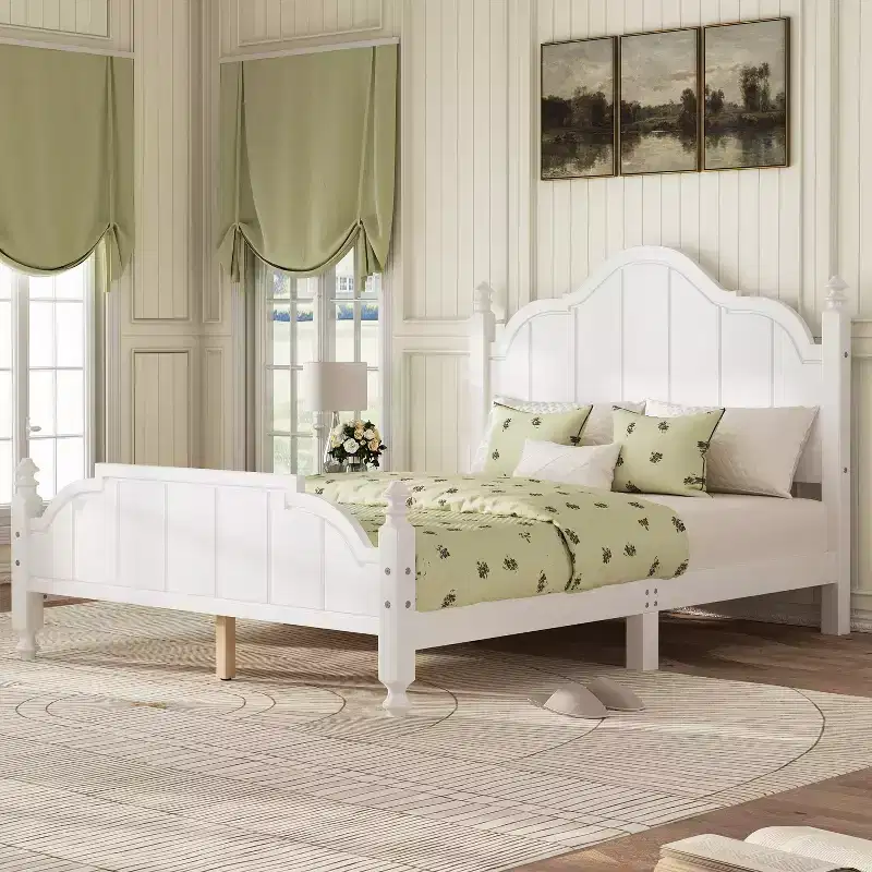 Vintage Wooden Bed Frame
