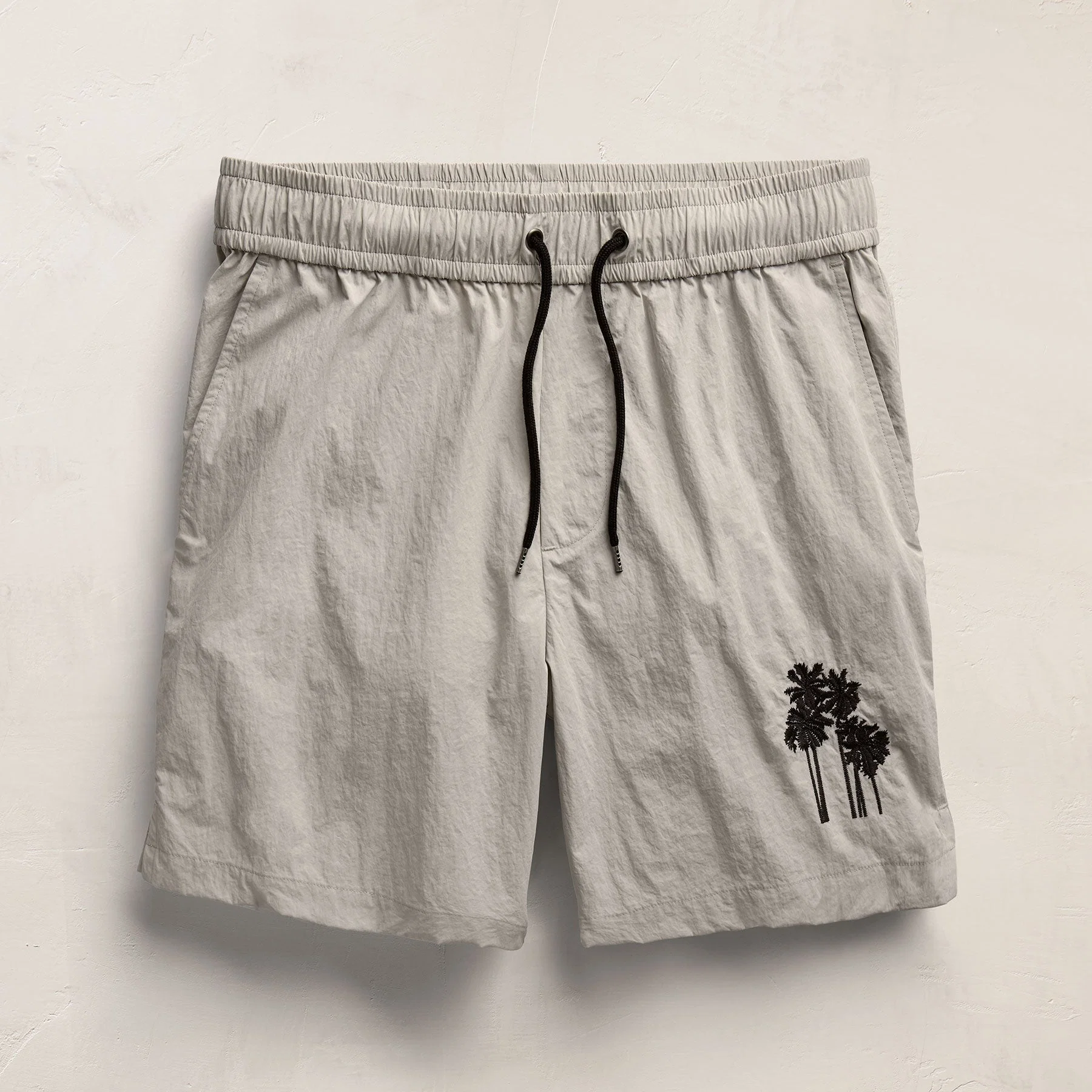 Palm Embroidered Boardshort - Salt