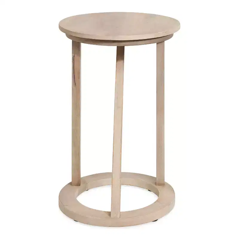 Kate and Laurel Aja Modern Wood Accent Table