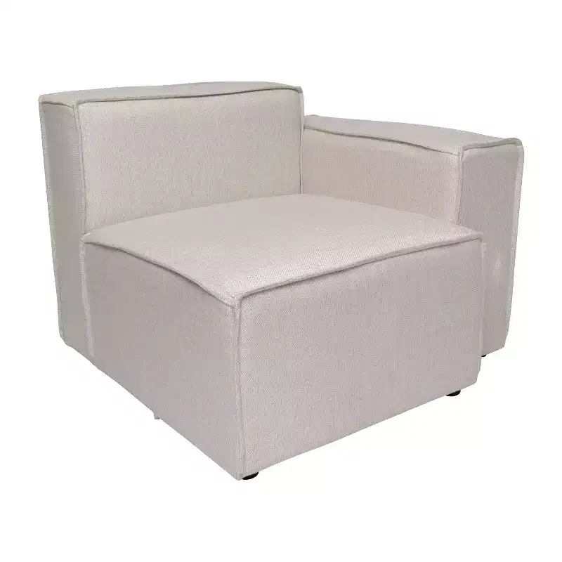 Merrick Lane Modular Right Side Chair with Arm Rest