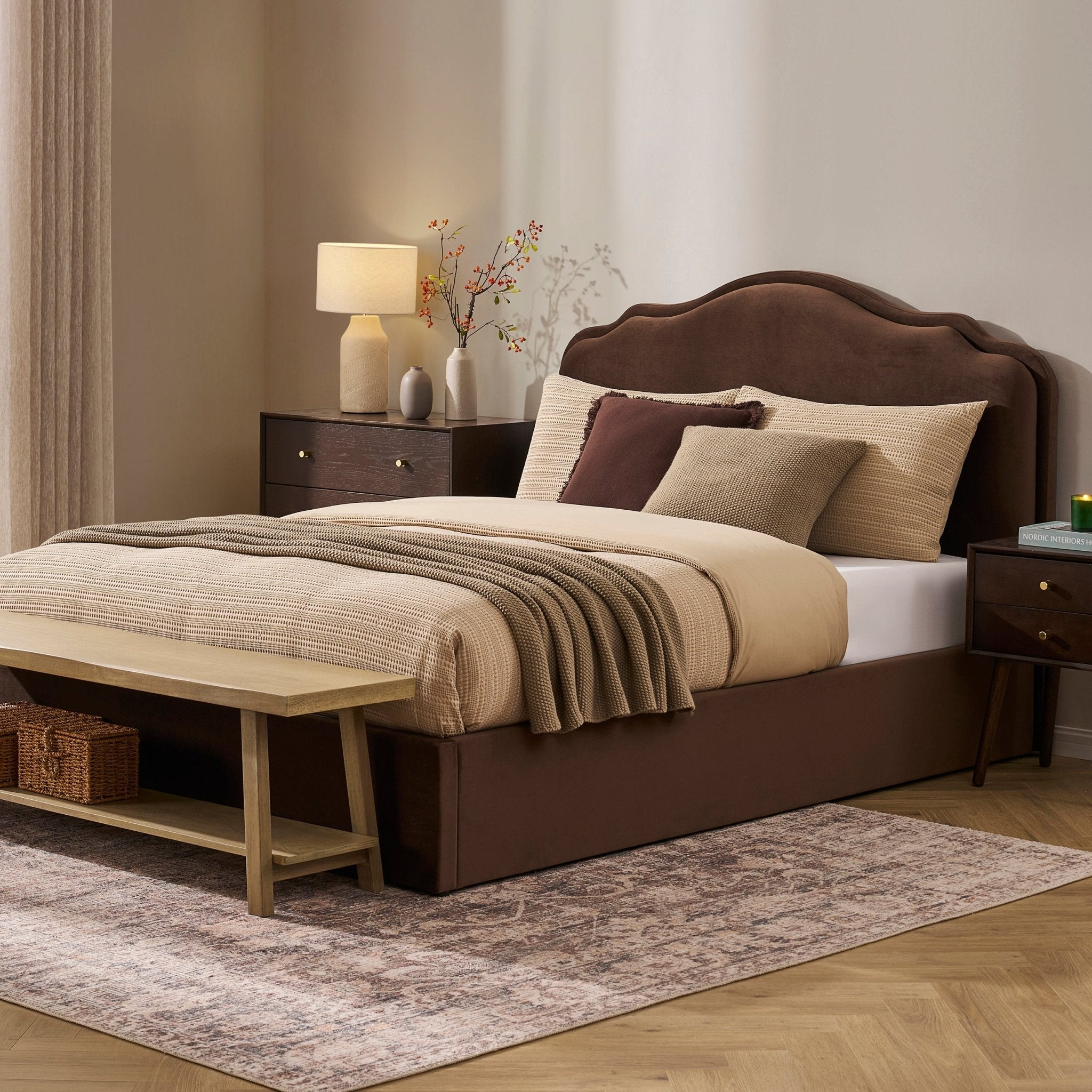Storage Bed - Cappuccino