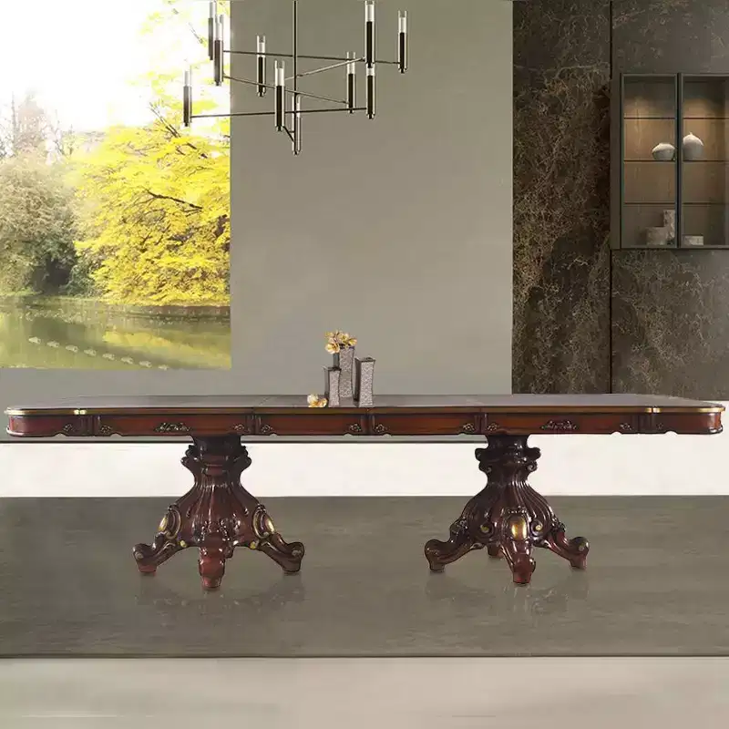 Picardy 120 Dining Tables Honey Oak - Acme Furniture