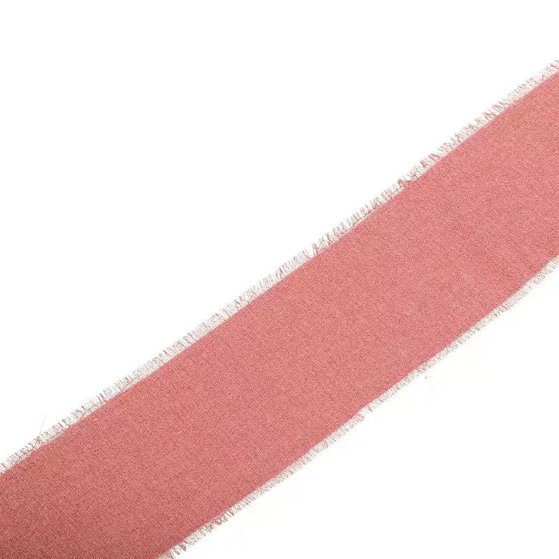 Unique Bargains Ribbon Tear-Away Frayed Edge Polyester 157.48x1.57 1 Pc