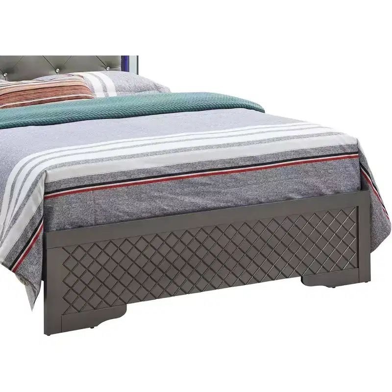 Passion Furniture Verona and Full Panel Beds