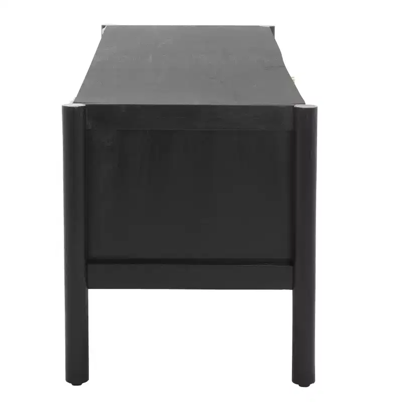 Errington 2 Shelf Media Stand - MED9000 - Black/Natural - Safavieh