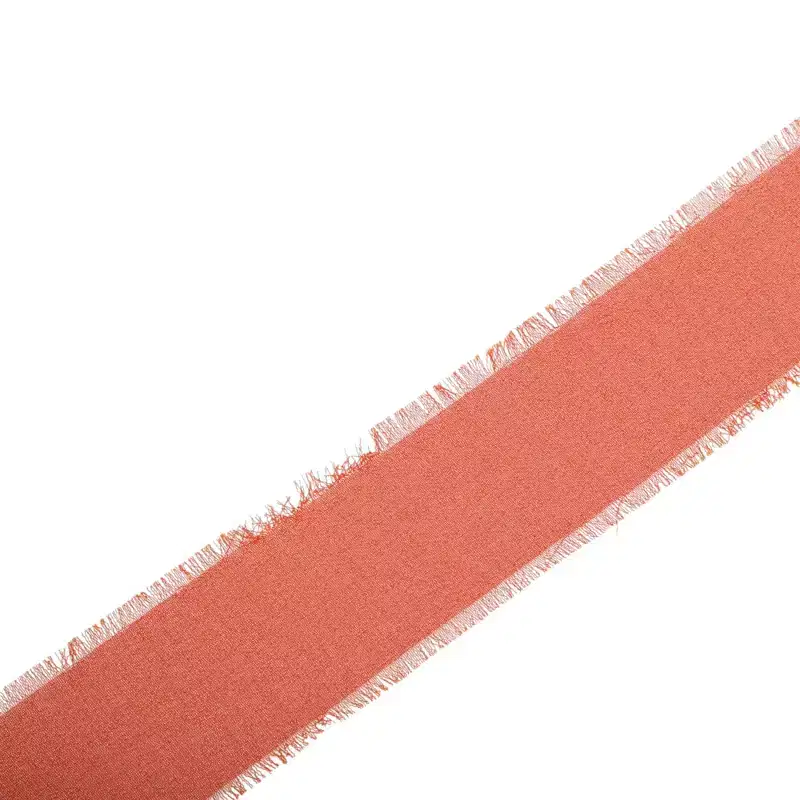 Unique Bargains Ribbon Tear-Away Frayed Edge Polyester 157.48x1.57 1 Pc