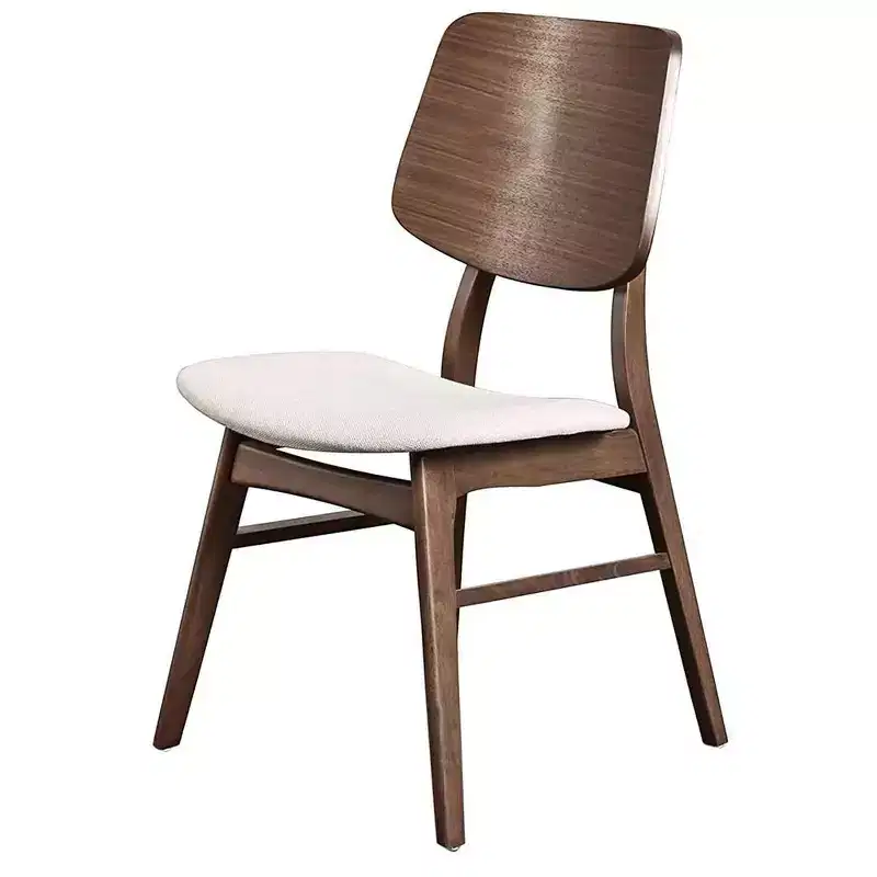 New Classic Furniture, Oscar Walnut Solid Wood Dining Chair (Set of 4)