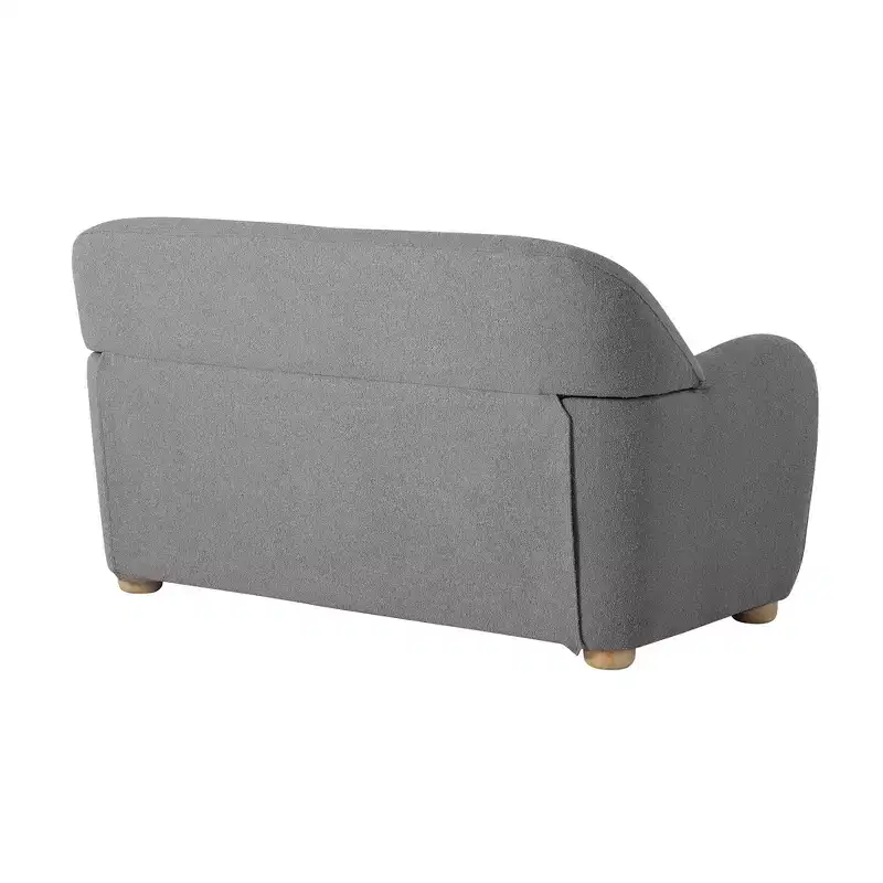 Lifestyle Solutions Jade Loveseat Gray Boucle