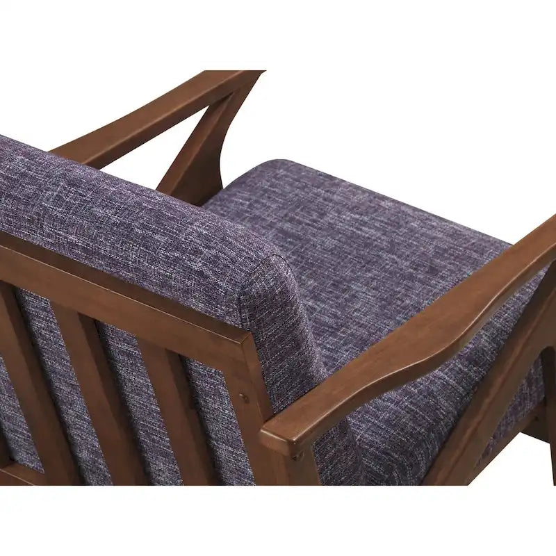 Mid-Century Modern Lounge Chair with Plush Cushioning