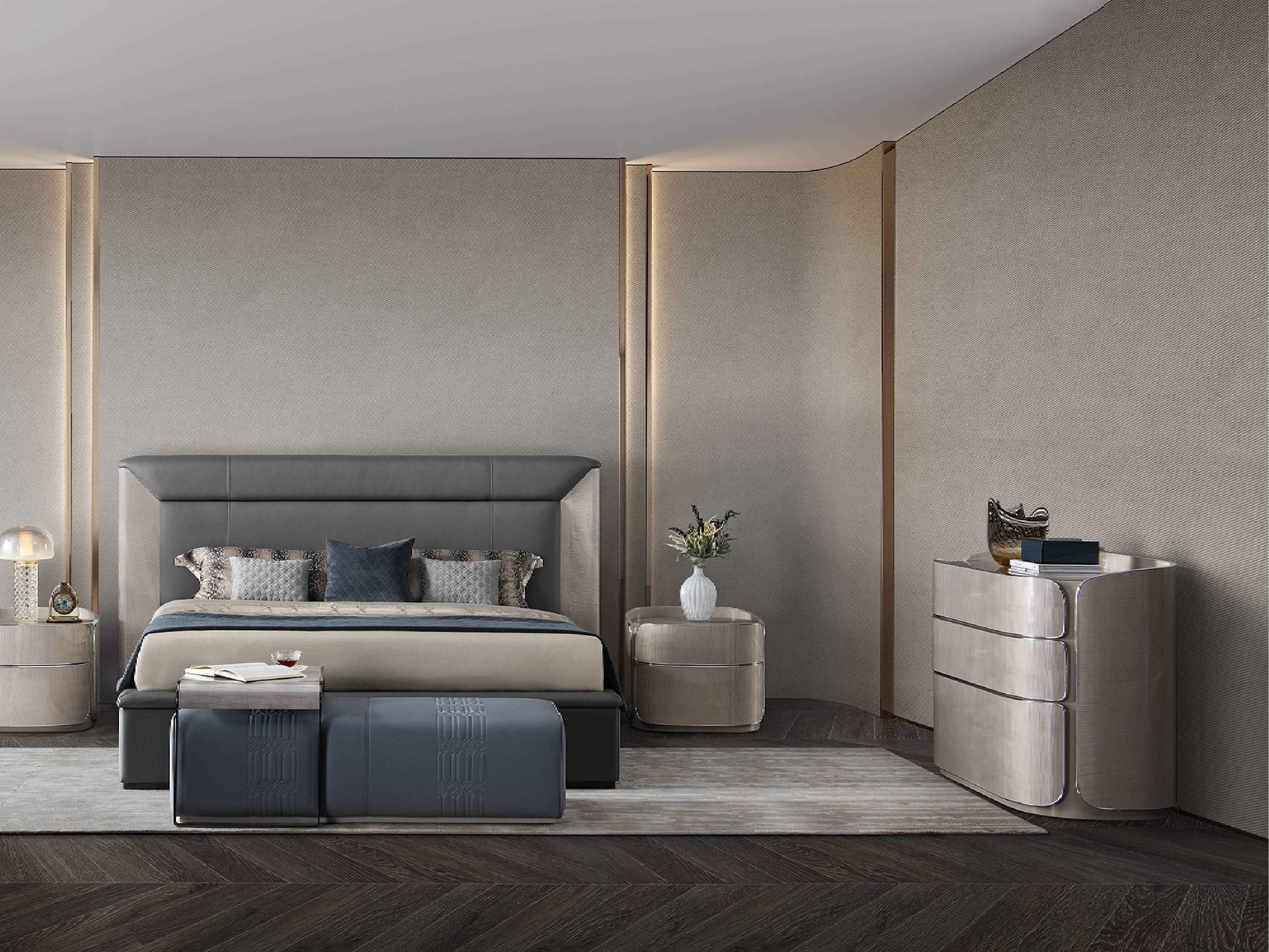 Modern Luxury Sideboard - Bentley W010B12 Style Ambleside Chest of Drawers & Bedside Table