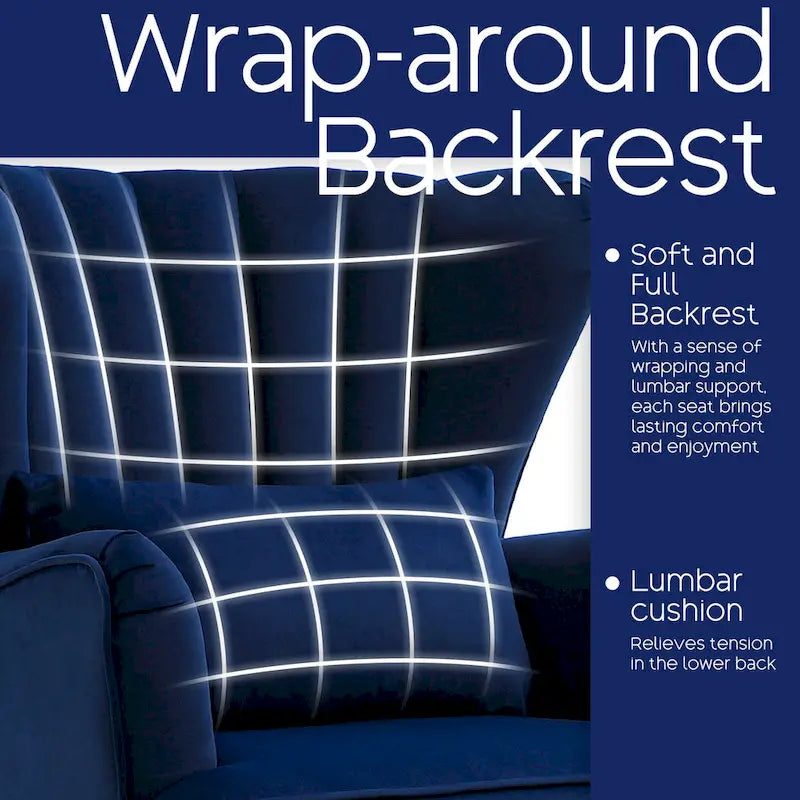 Modern Wingback Arm Chair Upholstered Accent Chair