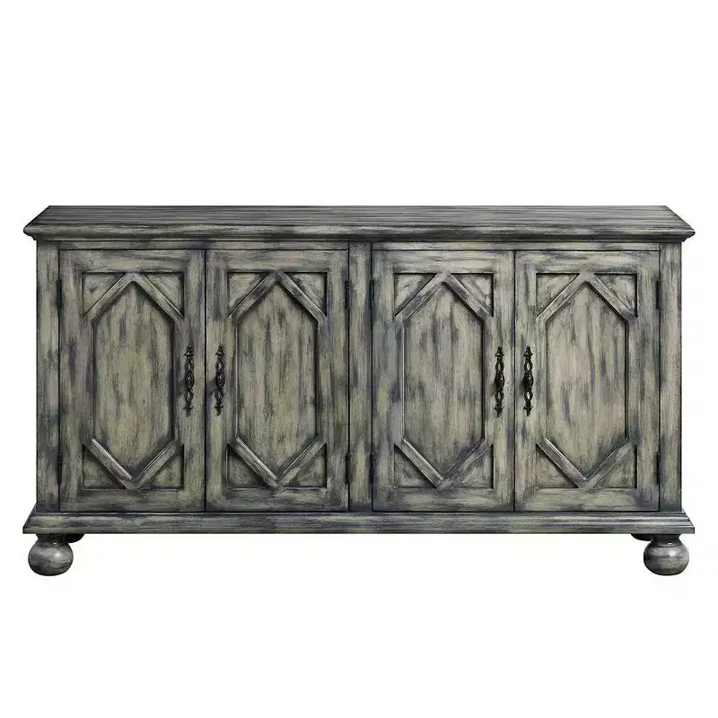 Pavan Decorative Storage Cabinet in Rustic Gray