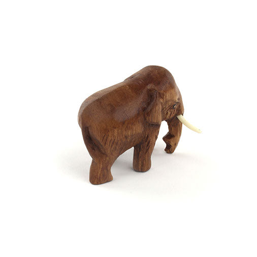 Carved Raintree Elephant, Mini