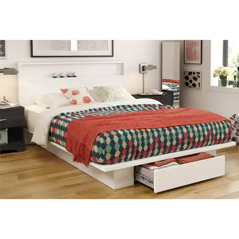 HomeStock Headboard with Shelf, Full/Queen 54/60-Inch