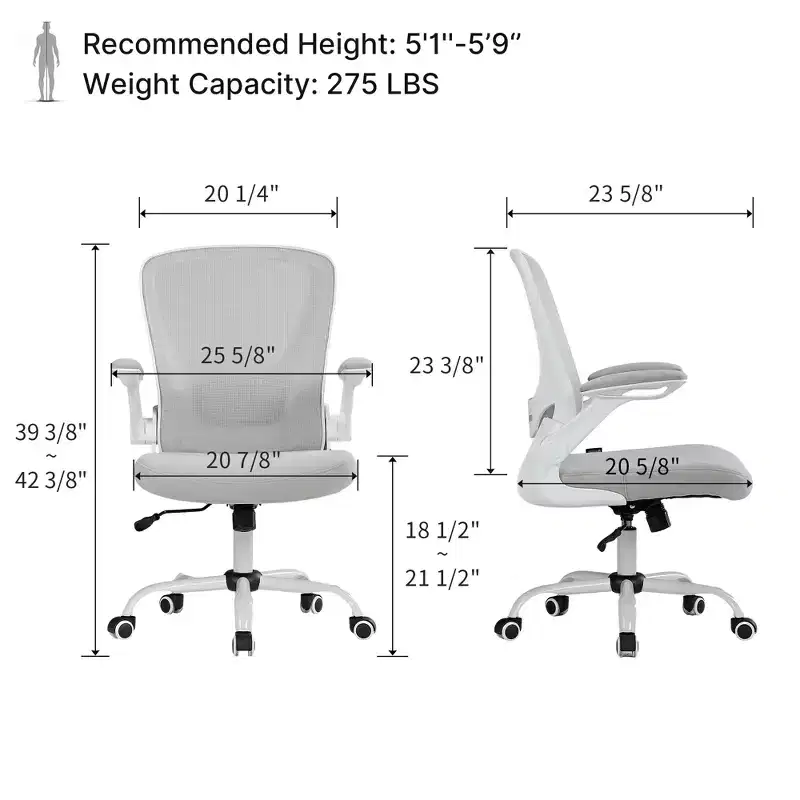 EUREKA ERGONOMIC ONYX Series, Ergonomic Office Chair