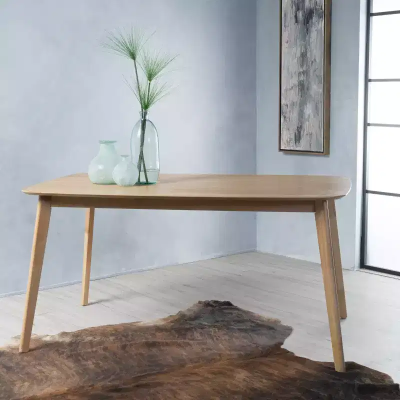 GDFStudio Anne Mid Century Modern Wood Dining Table