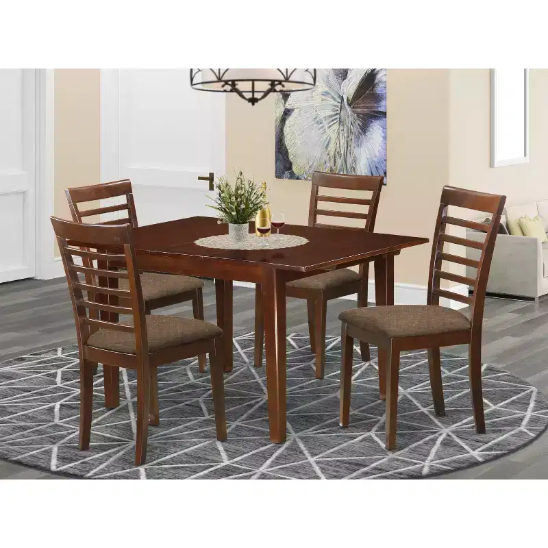 Rustic Dinette Set - Small Kitchen Table & Chairs - Ranch Style Dining Room Set