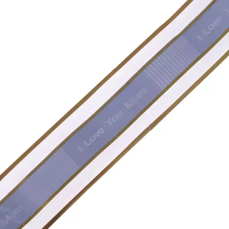 Unique Bargains Voile Bow Pull Ribbon Snow Yarn 28.74x1.89 10 Pcs