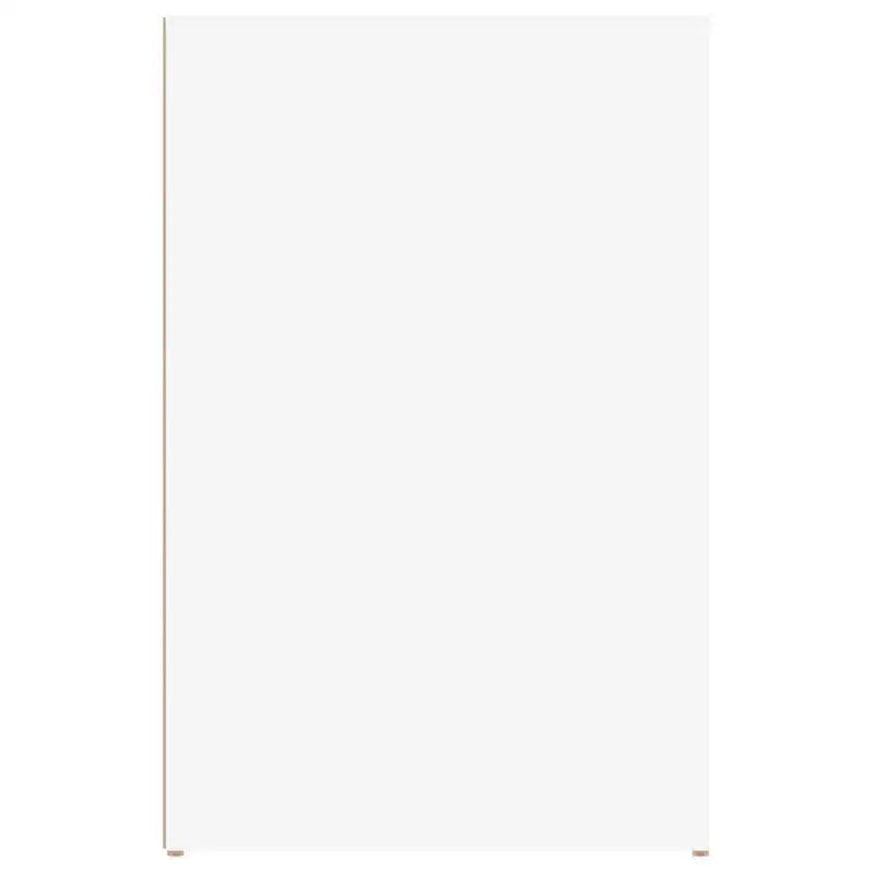 Compact White Desk with Drawer