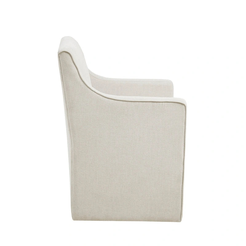 Dining Arm Chair with Casters