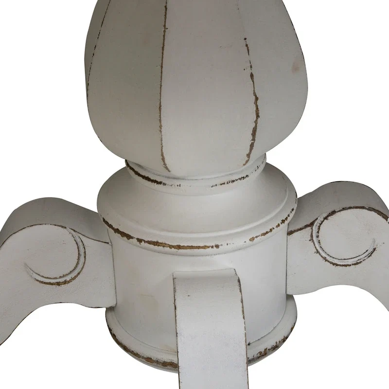 Magnolia Manor Round Pedestal Dining Table with Expandable Leaves - 2 Finishes