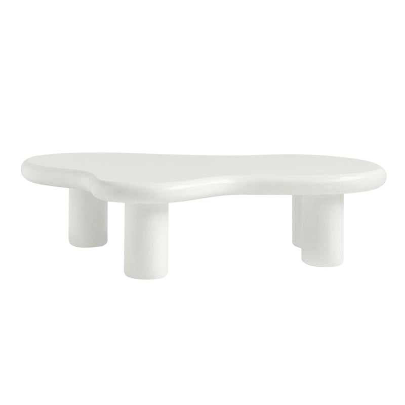 Irregular Cloud-Shape Modern Coffee Table with 4 Legs
