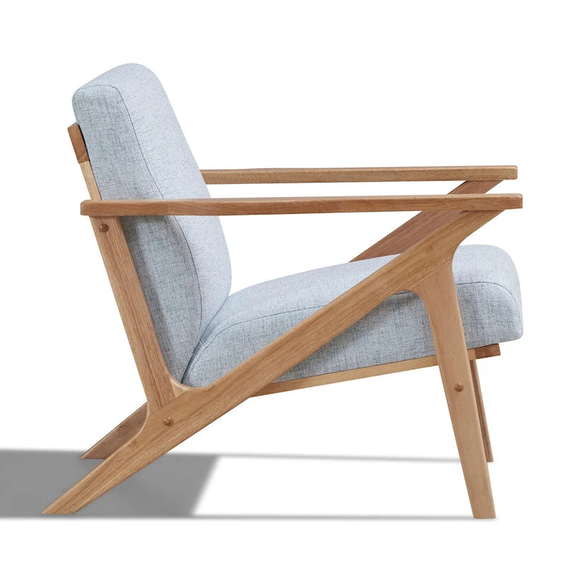 Mid-Century Modern Lounge Chair with Plush Cushioning