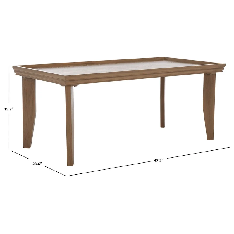 SAFAVIEH Asthildur Coffee Table - 47 L x 24 D x 20 H - 47Wx24Dx20H